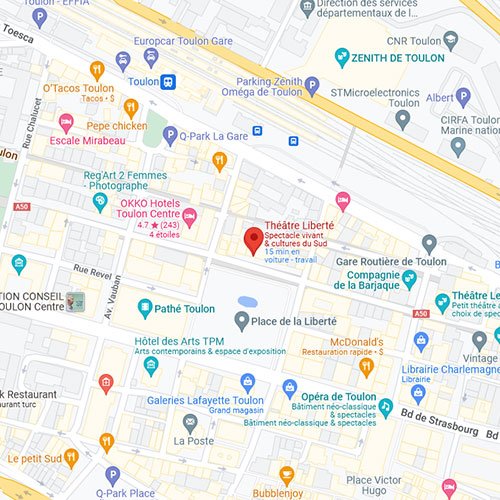 Google Maps Théâtre Liberté